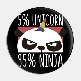 Unicorn Ninja Pin