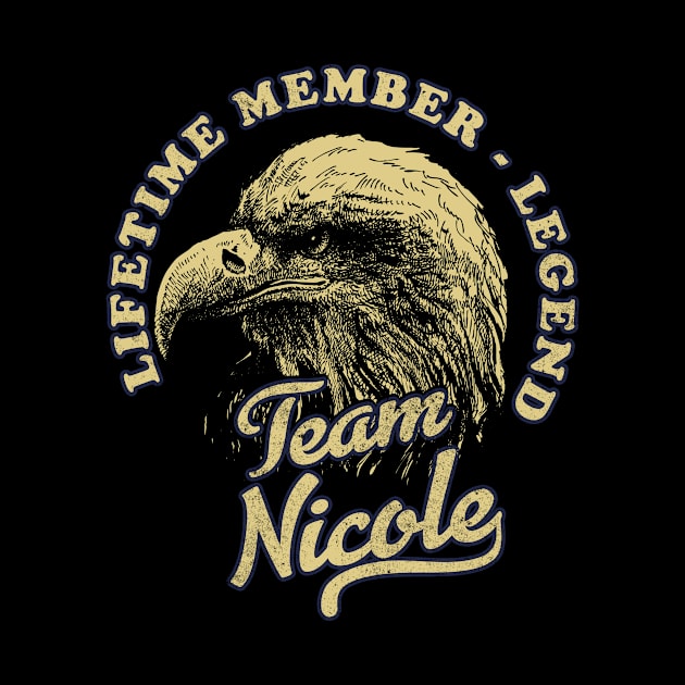 Nicole Name - Lifetime Member Legend - Eagle by Stacy Peters Art