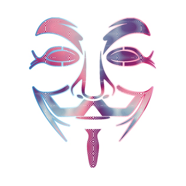 Optical Swirl and Guy Fawkes by Diego-t