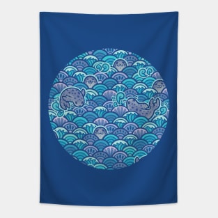 Seal Waves Tapestry