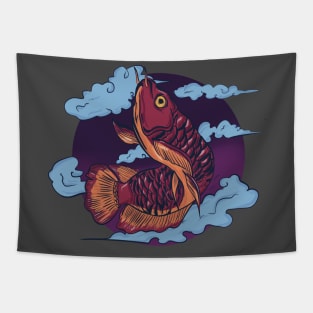 Arowana Fish Tapestry