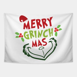 Merry Grinchmas - Great Christmas Gift Grinnch Lovers Tapestry