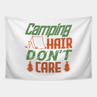 camping hair don't care Tapestry