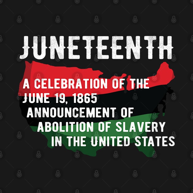 Juneteenth June 19, 1865, African American Melanin Black by Magic Arts