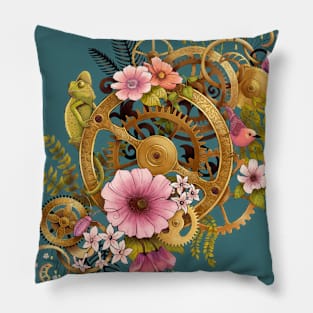 Natural Steampunk Pillow