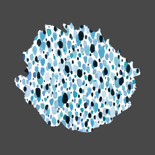 Speckled Lightheart Texture Blue by ninoladesign