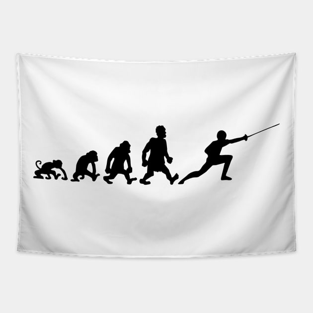 fencing evolution Tapestry by Rooscsbresundae