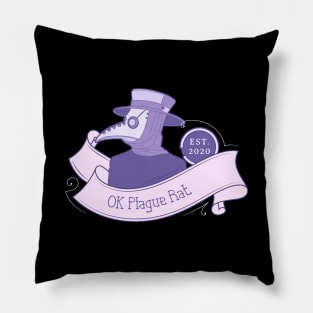 Plague Doctor OK Plague Rat Pillow