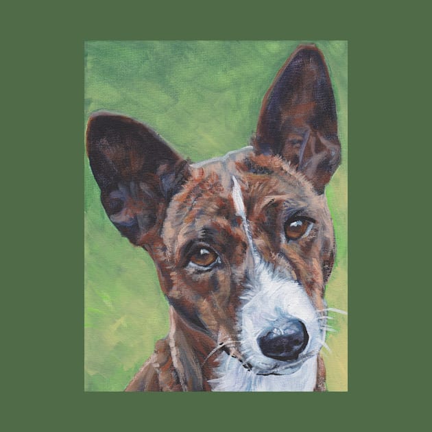 Basenji Fine Art Painting by LASHEPARD