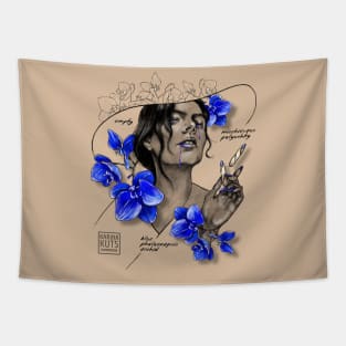 Blue Witch Tapestry