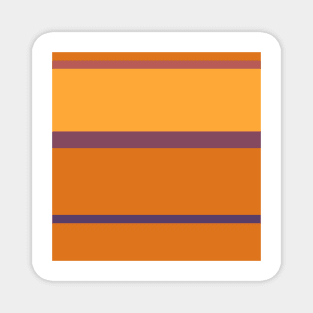 A mild merge of Old Heliotrope, Dark Mauve, Giant'S Club, Cocoa Brown and Yellow Orange stripes. Magnet