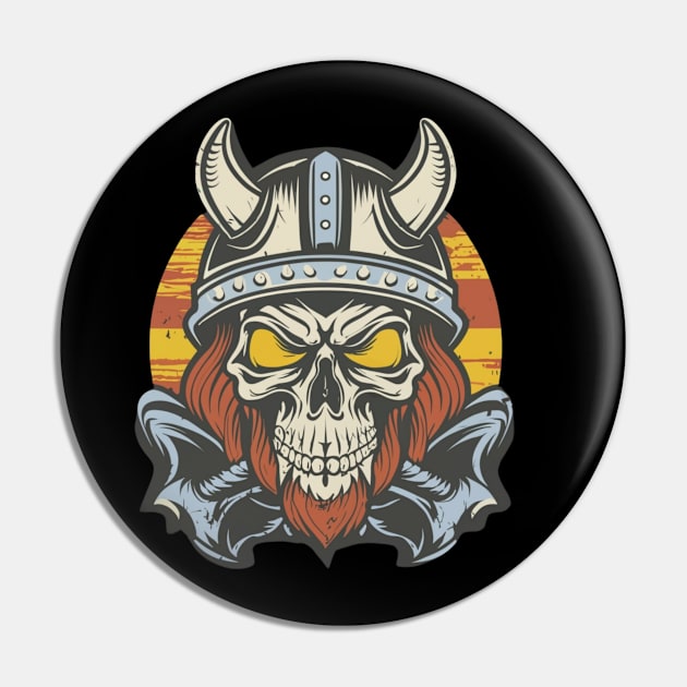 Vikings Skull tattoo art Pin by Goku Creations