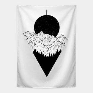 Mountain waves Tapestry