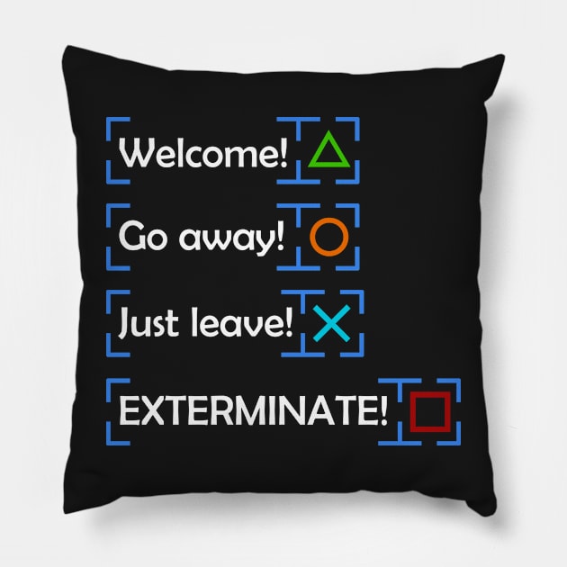 NEXT LEVEL! Pillow by Innsmouth