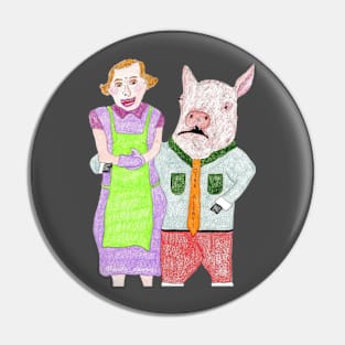 Pig Husband Pin