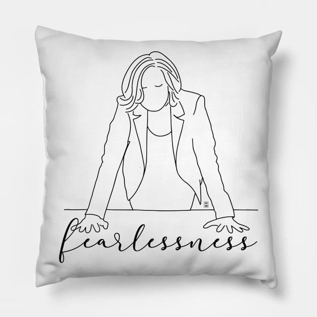 Fearlessness Pillow by Gabi Veiga