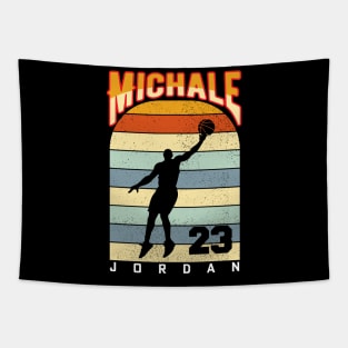 Michael Jordan Basketball Retro Vintage Tapestry