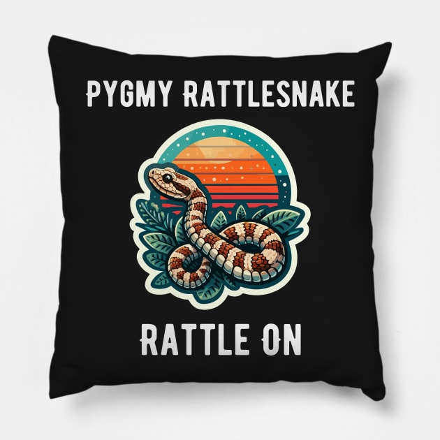 Pygmy Rattlesnake Pillow by dinokate