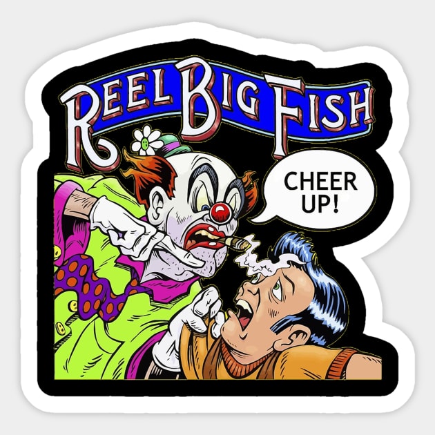 Reel Big Fish Cheer Up Album Cover T-Shirt Black – ALBUM COVER T-SHIRTS