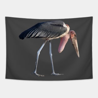 Marabou wading scavenger stork African Ugly Bird Africa Tapestry