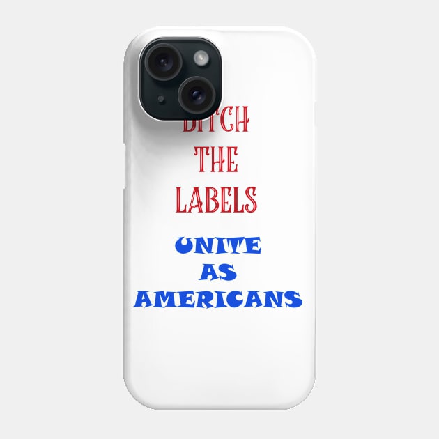 DITCH THE LABELS Phone Case by DesigningJudy