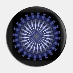 Blue sphere Pin