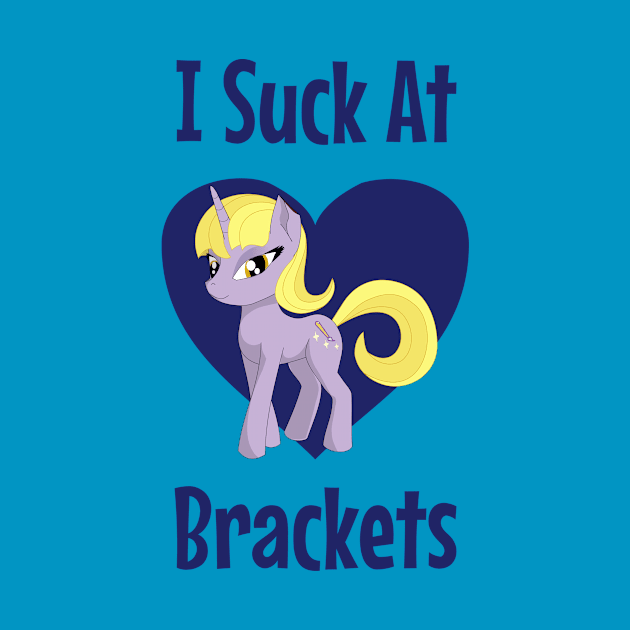 Funny I Suck at Brackets T-Shirt for Bracketology Losers by SecondActTees