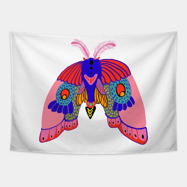 Butterfly (blue) Tapestry by ezrawsmith