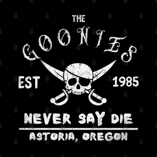 The Goonies Never Say Die Style Simple by Draw One Last Breath Horror 