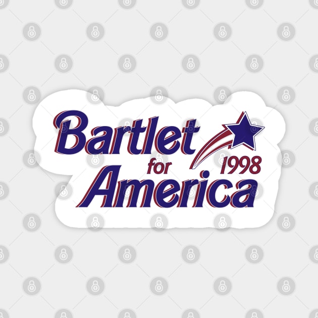 West Wing Retro Bartlet for America Magnet by baranskini