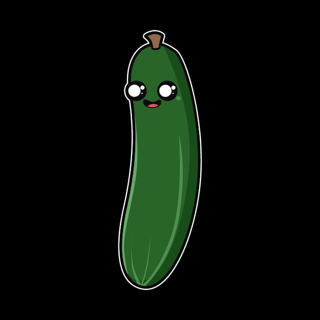 Funny Vegan Zucchini by Imutobi