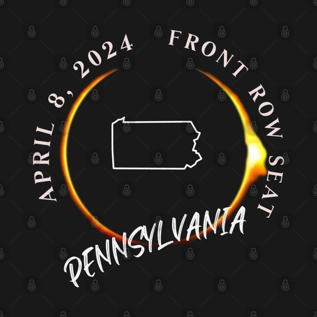 2024 Pennsylvania Eclipse Front Row Seat To Total Darkness by SmoothVez Designs