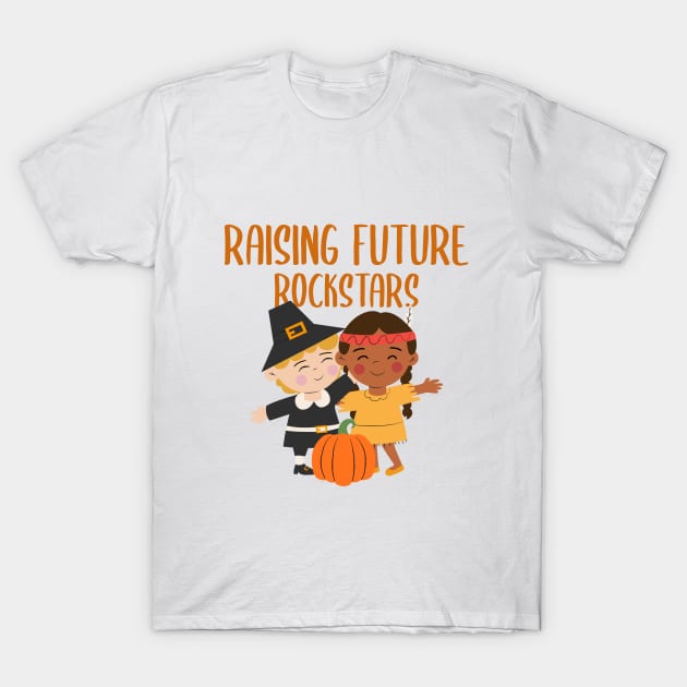 Raising Future Rockstars Cool Parents T-Shirt by Lamount Tees