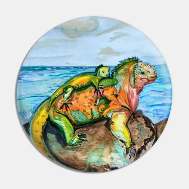 Iguana Pin by mariasibireva