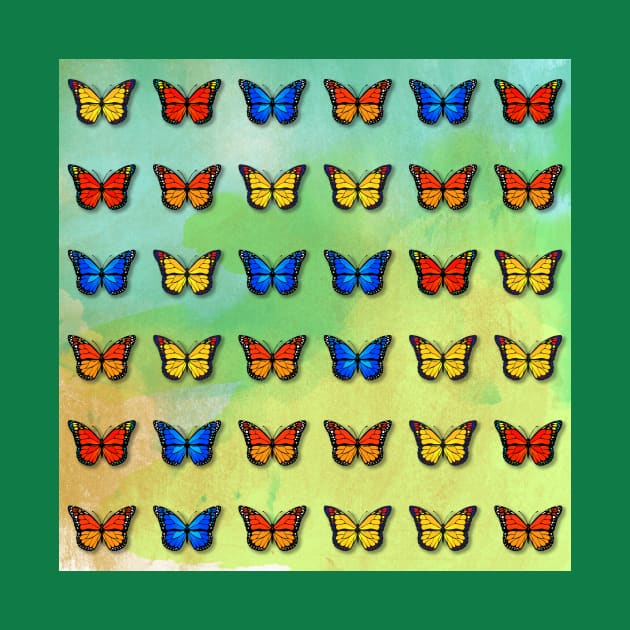 Butterflies pattern by Gaspar Avila