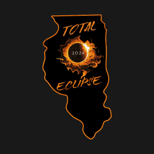 Total Eclipse 2024 Illinois T-Shirt