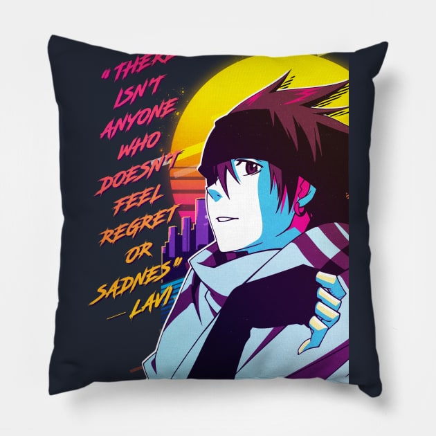 D.Gray-man - Lavi Pillow by 80sRetro