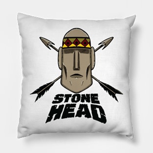 Alex Pereira Stone Head Pillow