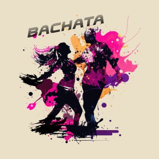 Bachata Dancers Art T-Shirt