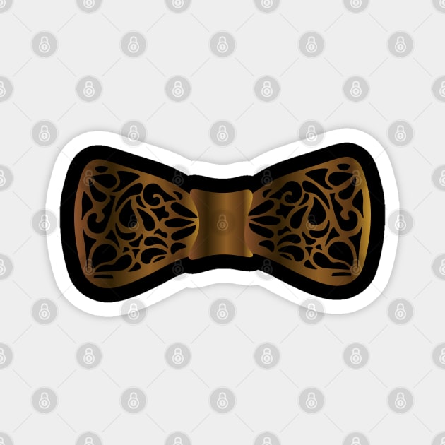 Hollow Bow Tie Magnet by Heartfeltarts