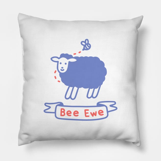 Bee Ewe Pillow by obinsun