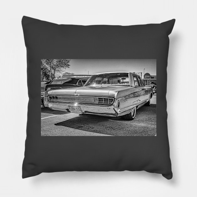 1965 Chrysler Newport Sedan Pillow by Gestalt Imagery
