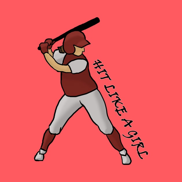 Hit Like a Girl - Batter by Mysticphysh