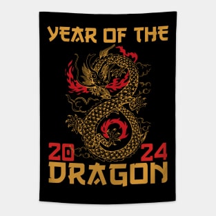 Chinese Lunar Year Of The Dragon 2024 Tapestry