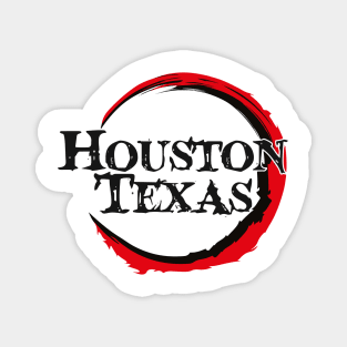 Demon slayer Houston texas Magnet