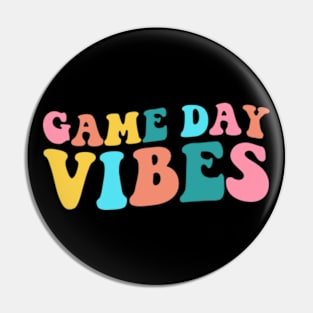 Game Day Vibes Pin