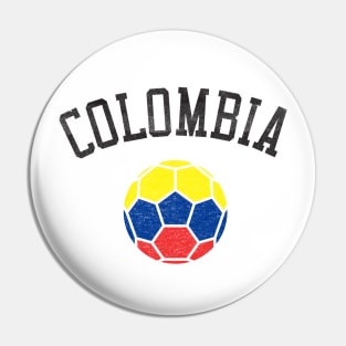 Colombia Soccer Team Heritage Flag Pin