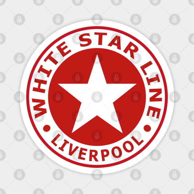 White Star Line Magnet by Lyvershop