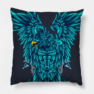 Eagle Illustration Pillow