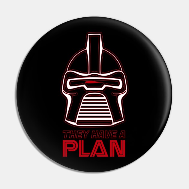 Classic Cylon They Have a Plan Pin by Meta Cortex